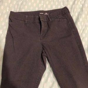 Charcoal gray old navy pixie pants
